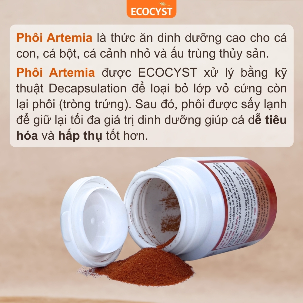 Phôi Artemia Sấy - Ảnh 3