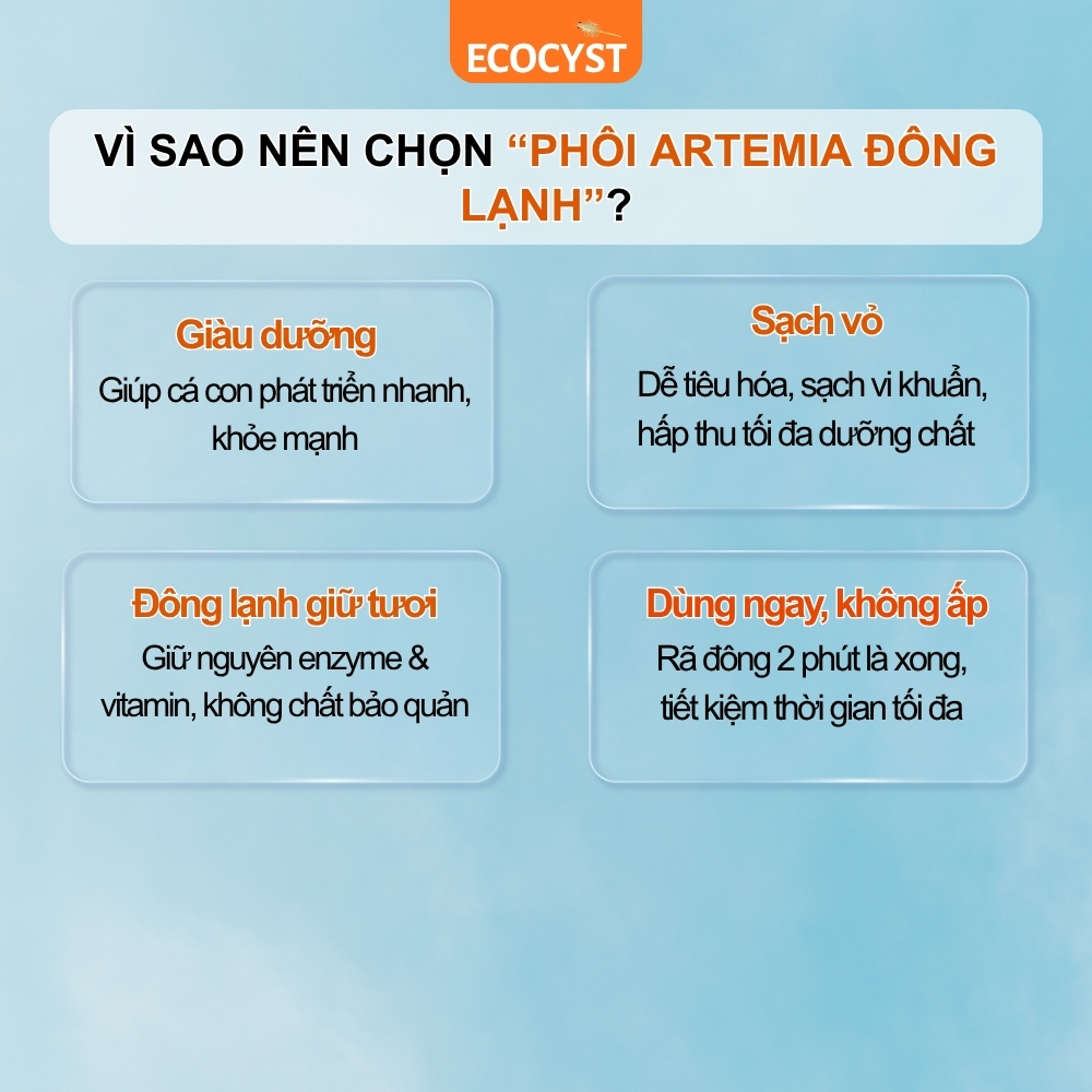 Phôi Artemia Đông Lạnh - Ảnh 6
